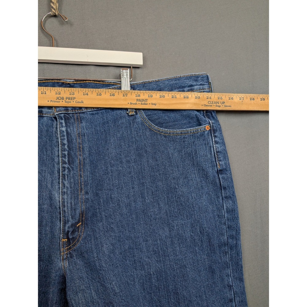 Levis 550 Mens Relaxed Fit Straight Leg Jeans Blue Medium Wash 48x32 01550-4886 - Picture 3 of 8